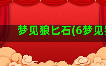 梦见狼匕石(6梦见狼)